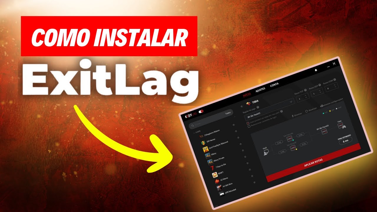 Como Baixar GRATIS e CONFIGURAR o EXIT LAG