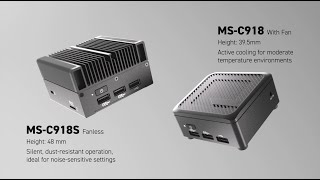 MSI Launches MS-C918 & MS-C918S: Ultra-Compact & Versatile