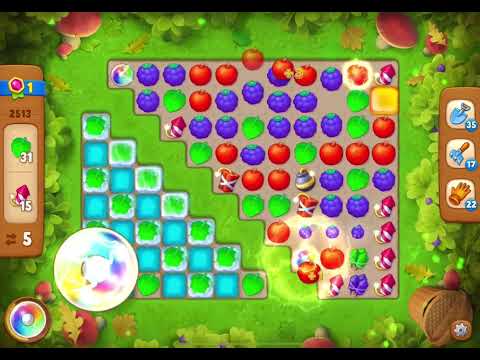 GardenScapes Level 2513 no boosters (10 moves)