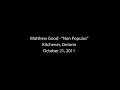 Matthew Good - "Non Populus" (Kitchener 10/21/11)