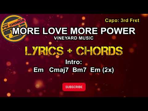 More Love More Power - Vineyard