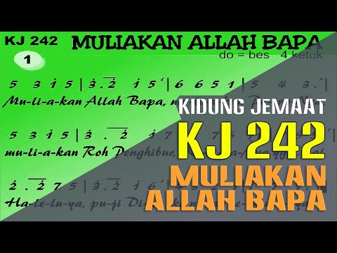 KJ 242 - MULIAKAN ALLAH BAPA