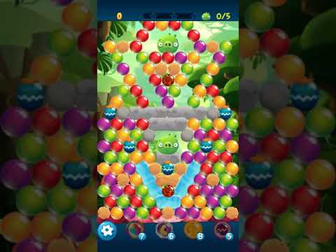 Angry Birds POP Bubble Shooter - Level 87. Gameplay Android walkthrough