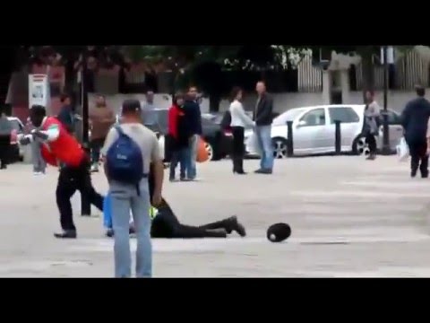 Brytyjska policja w akcji
