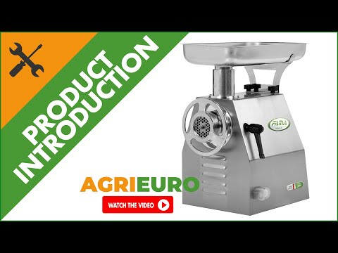FAMA TI22R Electric Meat Mincer - Stainless Steel Body - Product introduction