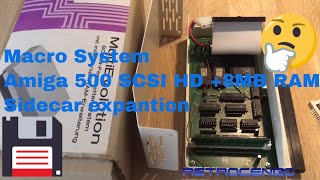 Commodore Amiga 500 Sidecar SCSI 8MB Fast RAM expantion Macro System Multi Evolution