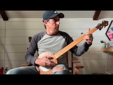 Nate Calkins Fretless Mountain Banjo 2026 - Cherry image 6
