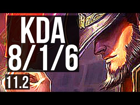 TWISTED FATE vs VIEGO (MID) | 8/1/6, Dominating | KR Master | v11.2