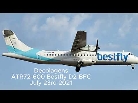 Decolagens ATR72-600 BestFly D2-BFC (23/07/2021) 4th Aniversary Remake (For @ricardosoares2404 )