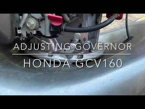 Quick tip: Setting governor on Honda GCV160