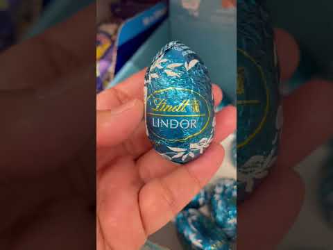 🍫🌈Lindor Egg Chocolate 🍫  #lindtchocolates #lindor #chocolate #yummy #shorts