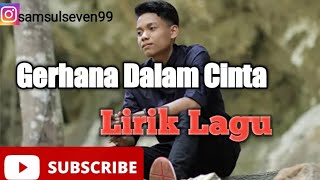 Download lagu ARIEF - Gerhana Dalam Cinta- Lirik Lagu mp3