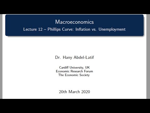 Macroeconomics Lecture 13 Phillips Curve II