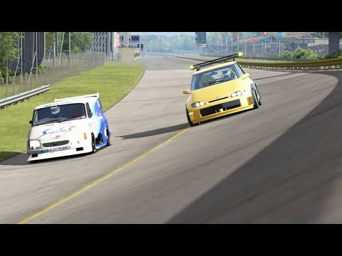 Renault Space F1 vs Ford Supervan III at Monza Full Course