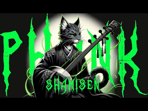 Shamisen (三味線) X Phonk ⚡ Neon Beats 🎶 | Perfect Background Music for Gaming & Focus 🐱🎮