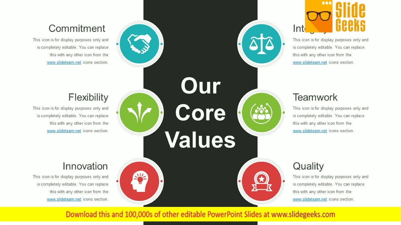 Our Core Values Template 1 Ppt Powerpoint Presentation Icon Portrait