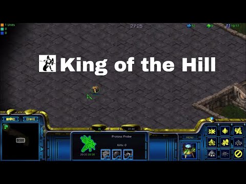 King of the Hill: UMS FFA Protoss Starcraft Brood Wars Remastered Replay Commentary