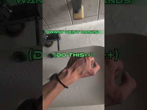 How to get veiny hands [fastest way] #shorts