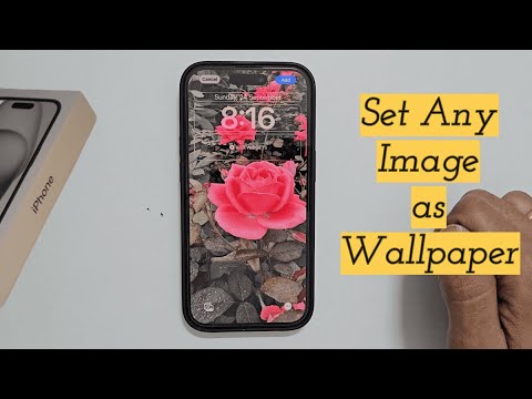 How to Change Wallpaper in iPhone 15 - Home and Lock Screen