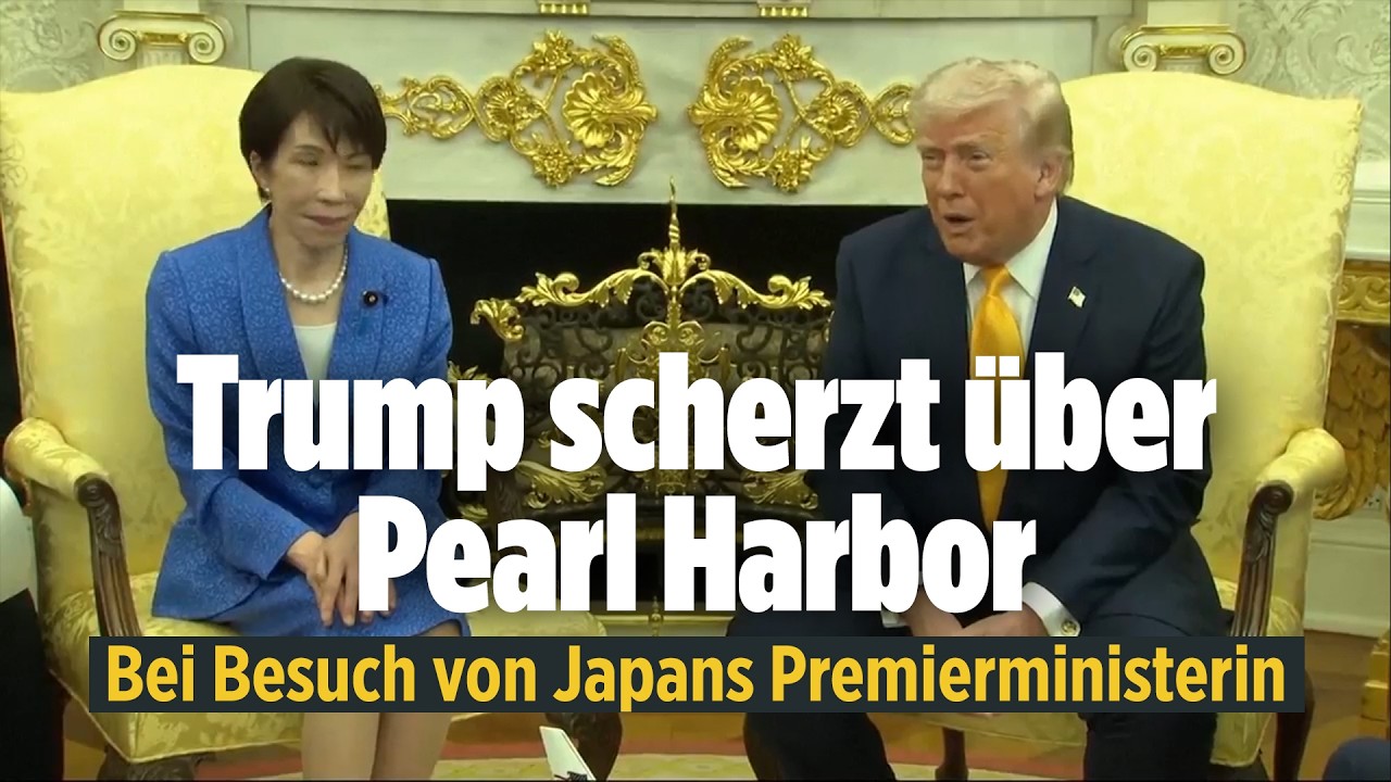 TRUMP WITZT ÜBER PEARL HARBOR: Eklat beim Treffen mit Japans Premierministerin