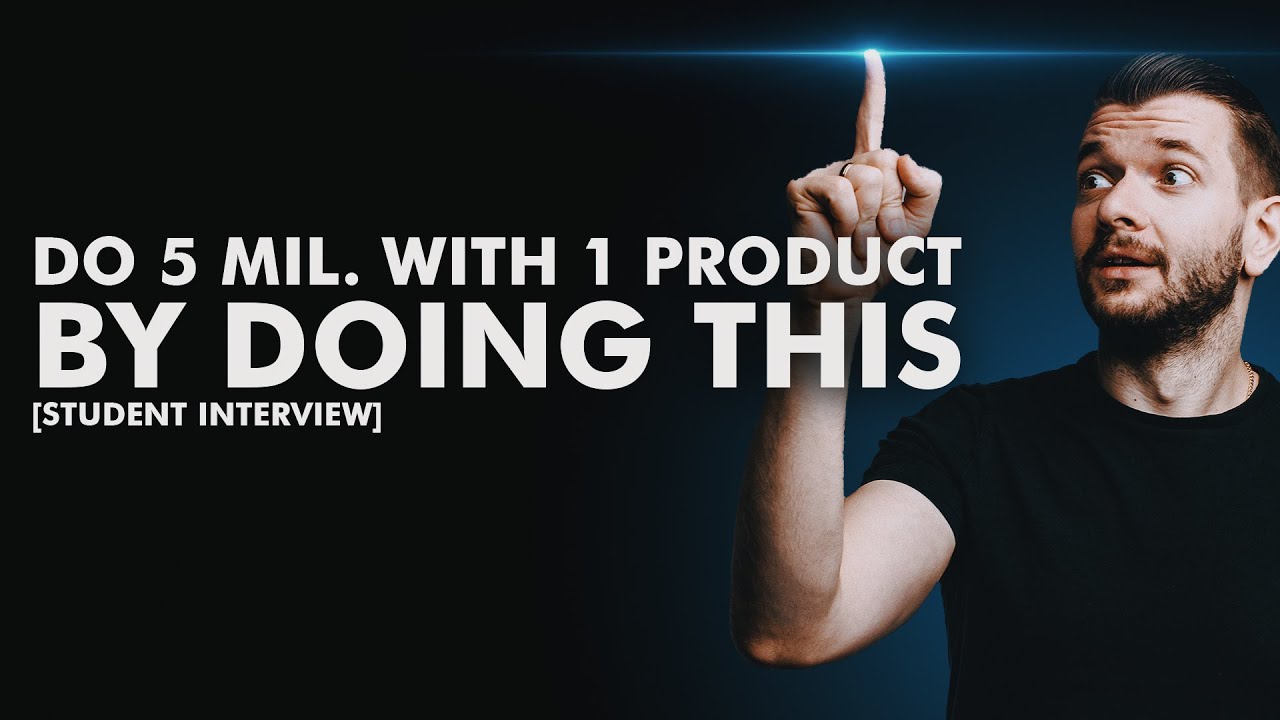 $5 million dropshipping WITH 1 product with huge profit [Student interview]