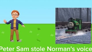 Response to @BlueyTheNarrowGaugeEngine's Peter Sam Beats Up Norman Price video
