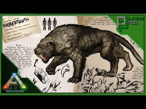 Ark Basics Sabertooth - AMAZINGLY QUICK HIDE - EVERYTHING YOU NEED TO KNOW