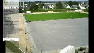 preview picture of video 'Réalisation d'un terrain de football en gazon synthétique par Sport Initiatives (maitre d'oeuvre)'