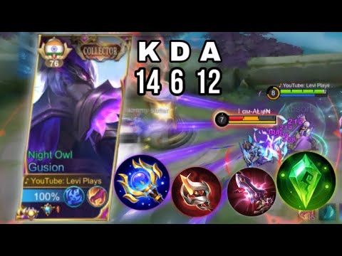 GUSION SKIN❌ GUSION SKILL ✅ BEST BUILD 2024 🔥- Gusion Gameplay