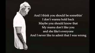 Justin Bieber - Love Yourself Lyrics