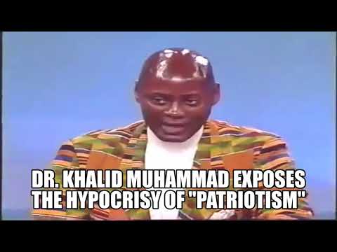 Dr. Khalid Muhammad Exposes The Hypocrisy Of "Patriotism" (1994)
