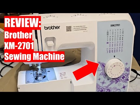 REVIEW: brother xm2701 Sewing Machine - EASY TO USE - Medium Duty