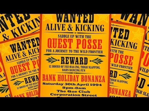 Quest - 'The Wild Frontier' - The Que Club Birmingham - 30.04.1994 - Ned Ryder