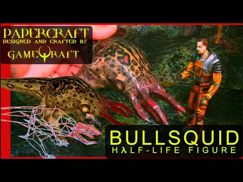 BULLSQUID HALF LIFE PAPERCRAFT TOY FIGURE- CRAFTED BY GAMEQRAFT