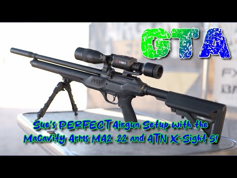 Shooting “Sue’s” Macavity Arms MA2 .22 with “Her” ATN X-Sight 5 Day/Night Scope!