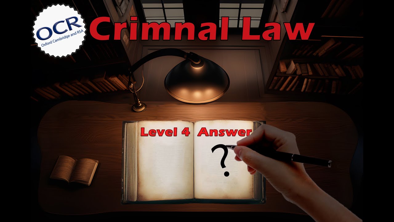 OCR a-level law 20 marker past paper question