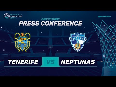 Iberostar Tenerife v Neptunas Klaipeda - Press Conf. - Basketball Champions League 2017-18
