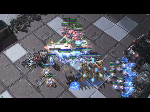StarCraft 2 - Sneaking, when the opponent is asleep | Massive Widow Mines Shots