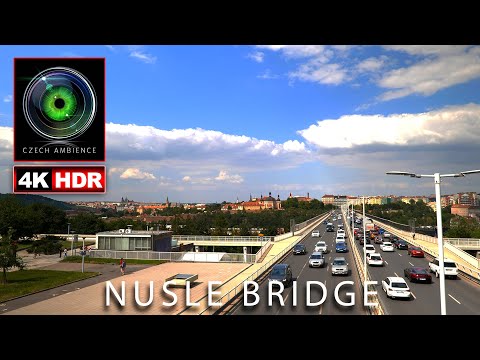 Nusle Bridge - Prague - Czech Republic - 4K HDR