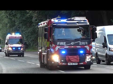 Leigh Technical Response Unit Responding- Greater Manchester Fire And Rescue Service