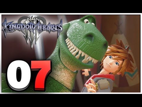 Kingdom Hearts 3 Walkthrough Part 7 Andy's Room (PS4 Pro Gameplay)