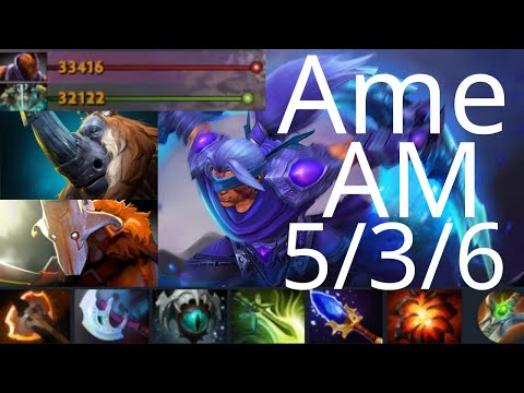 萧瑟 Ame Anti-Mage vs Juggernaut, Phoenix, Mars - u pushing, i too - PSG.LGD vs bc g1 Animajor dota2