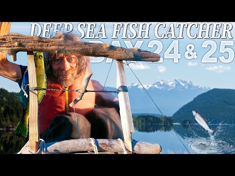 Greg Days 24 & 25 Kayak Fish Catcher | 30 Day Survival Challenge: Vancouver Island