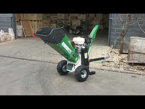 Biotrituradora de gasolina profesional GreenBay GB-WRC 120 HE