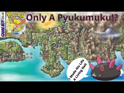 Can You Beat Pokémon Gold Using ONLY A Pyukumuku!?