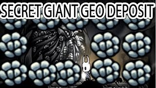 Hidden secret largest geo deposit ever in Hollow knight