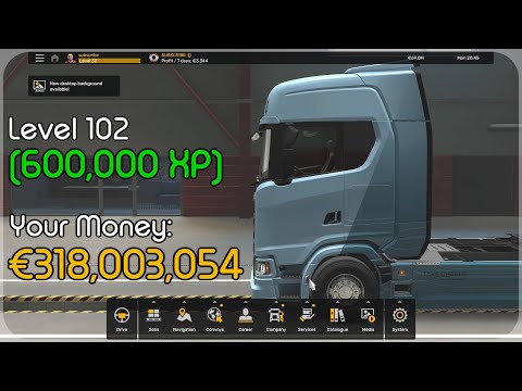 How To CHEAT MONEY & XP In Euro Truck Simulator 2 [NO MODS]