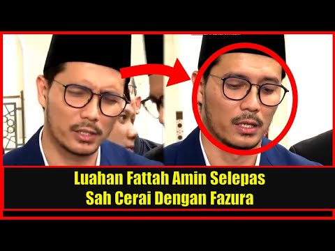 Luahan Fattah Amin Selepas Sah Cerai Dengan Fazura