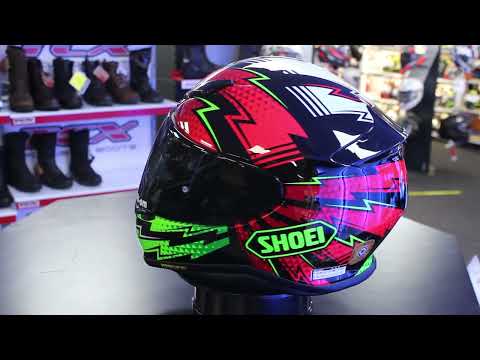 Shoei NXR Variable TC-4 Helmet (Black|Green|Red)