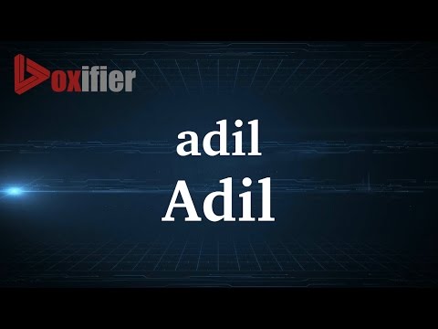 How to Pronunce Adil in French - Voxifier.com